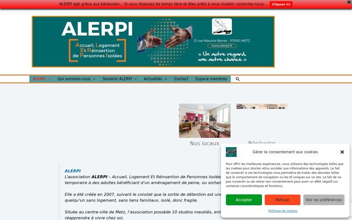 Ekraanipilt saidist alerpi.fr