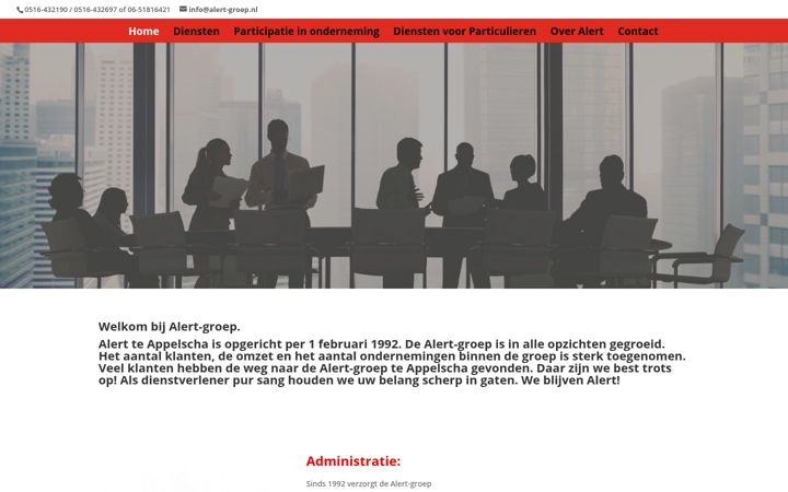 Screenshot of alert-groep.nl