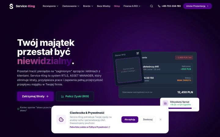 Screenshot of alert-king.pl