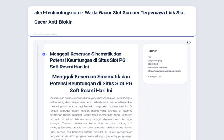 Screenshot of alert-technology.com