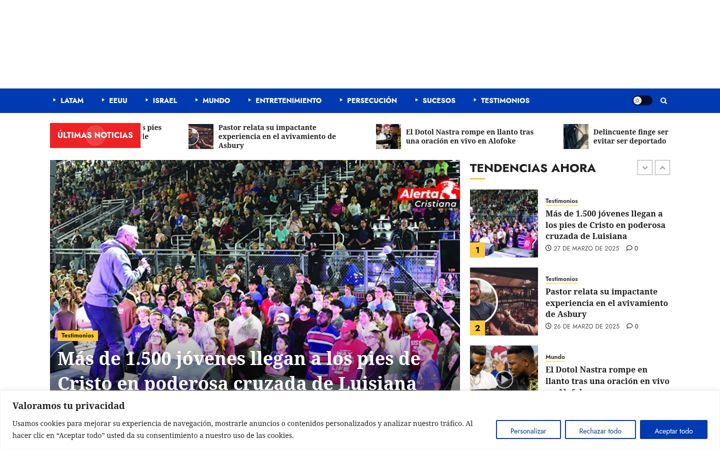 Zrzut ekranu alertacristiana.com