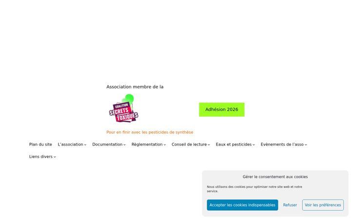 Screenshot of alertepesticideshautegironde.fr