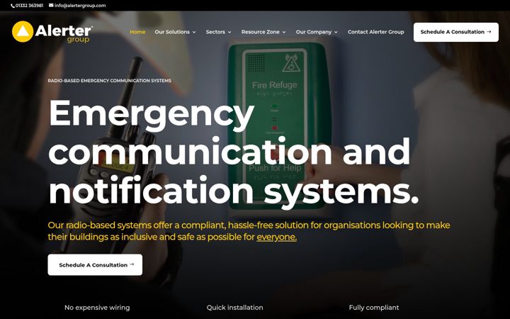 Ekrano kopija alertergroup.com