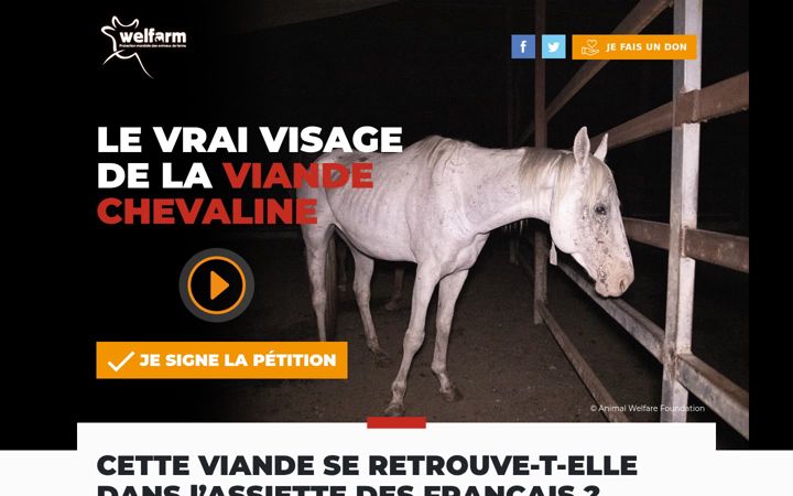 Screenshot of alerteviandechevaline.fr