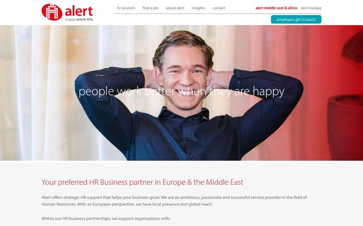 Screenshot of alerthr.com