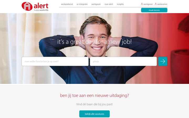 Screenshot of alerthr.nl
