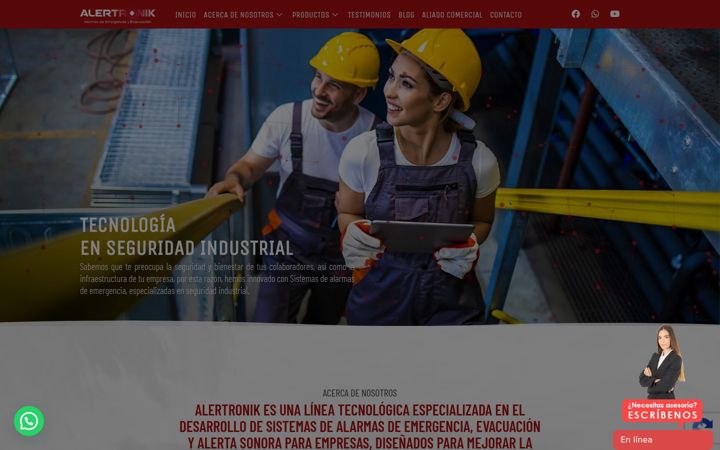 Ekraanipilt saidist alertronik.com