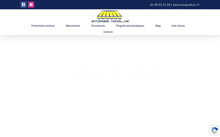 Screenshot of ales-stores-nicolas.fr