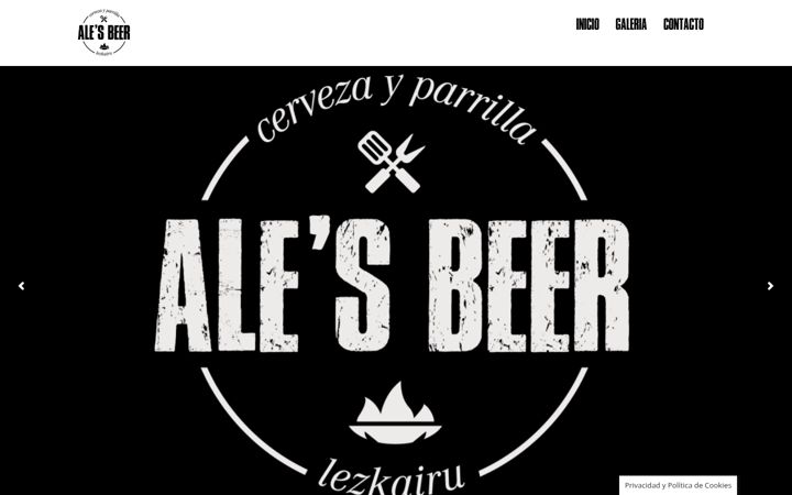 Screenshot of alesbeer.es
