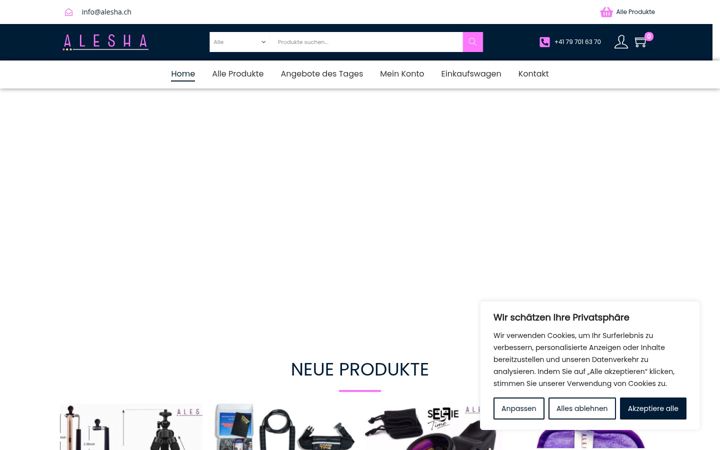 Screenshot of alesha.ch