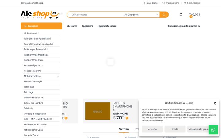 Screenshot of aleshop82.com
