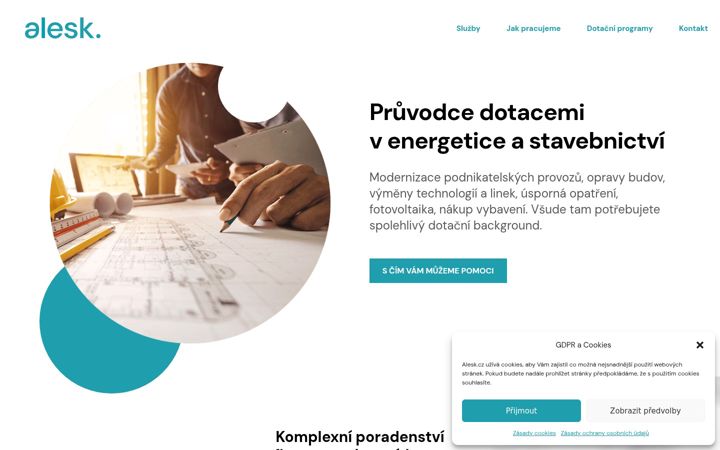 Screenshot of alesk.cz