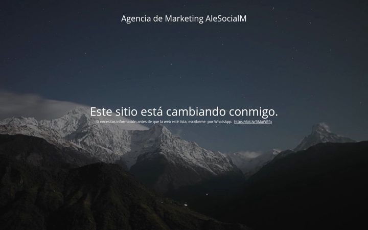 Screenshot of alesocialm.com