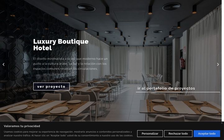 Screenshot of alesotoarquitectos.com