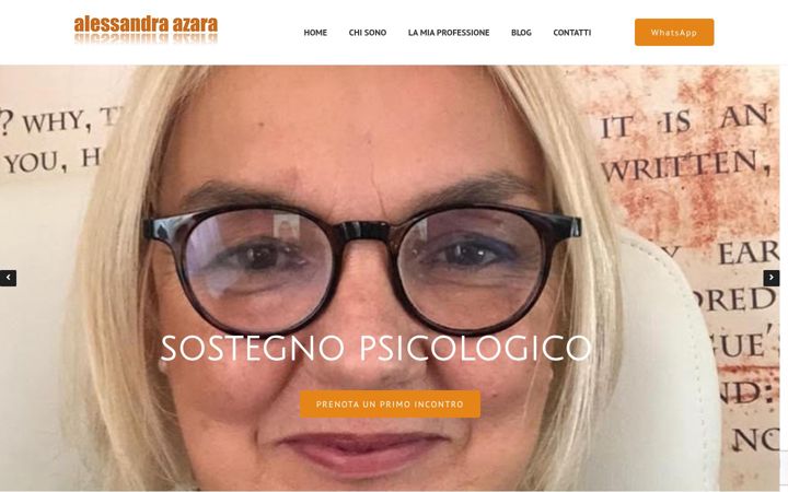 Screenshot of alessandraazara.net