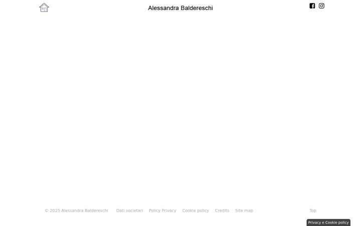 Screenshot of alessandrabaldereschi.com