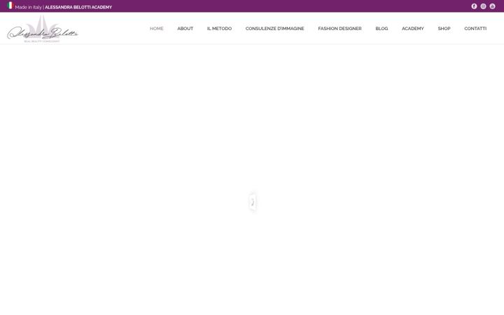 Screenshot stránky alessandrabelotti.it