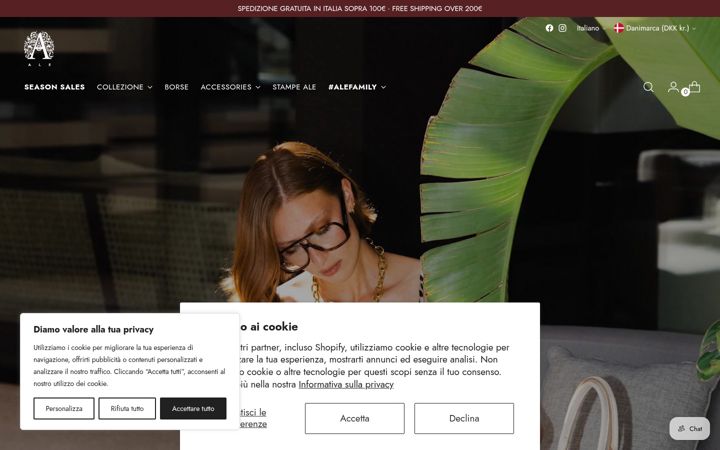 Screenshot of alessandrachamonix.com