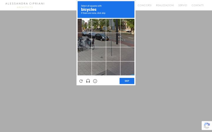 Skärmbild av alessandracipriani.com