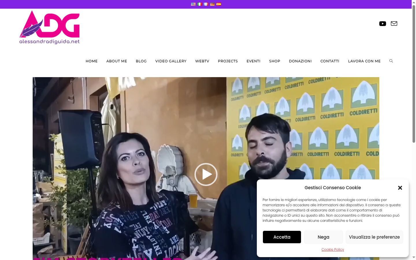 Captură de ecran a bannerului de consimțământ afișat înainte de orice interacțiune