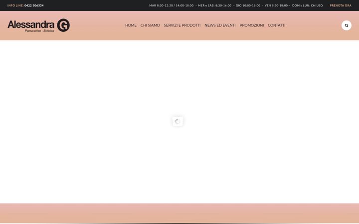 Screenshot of alessandraguardigli.it