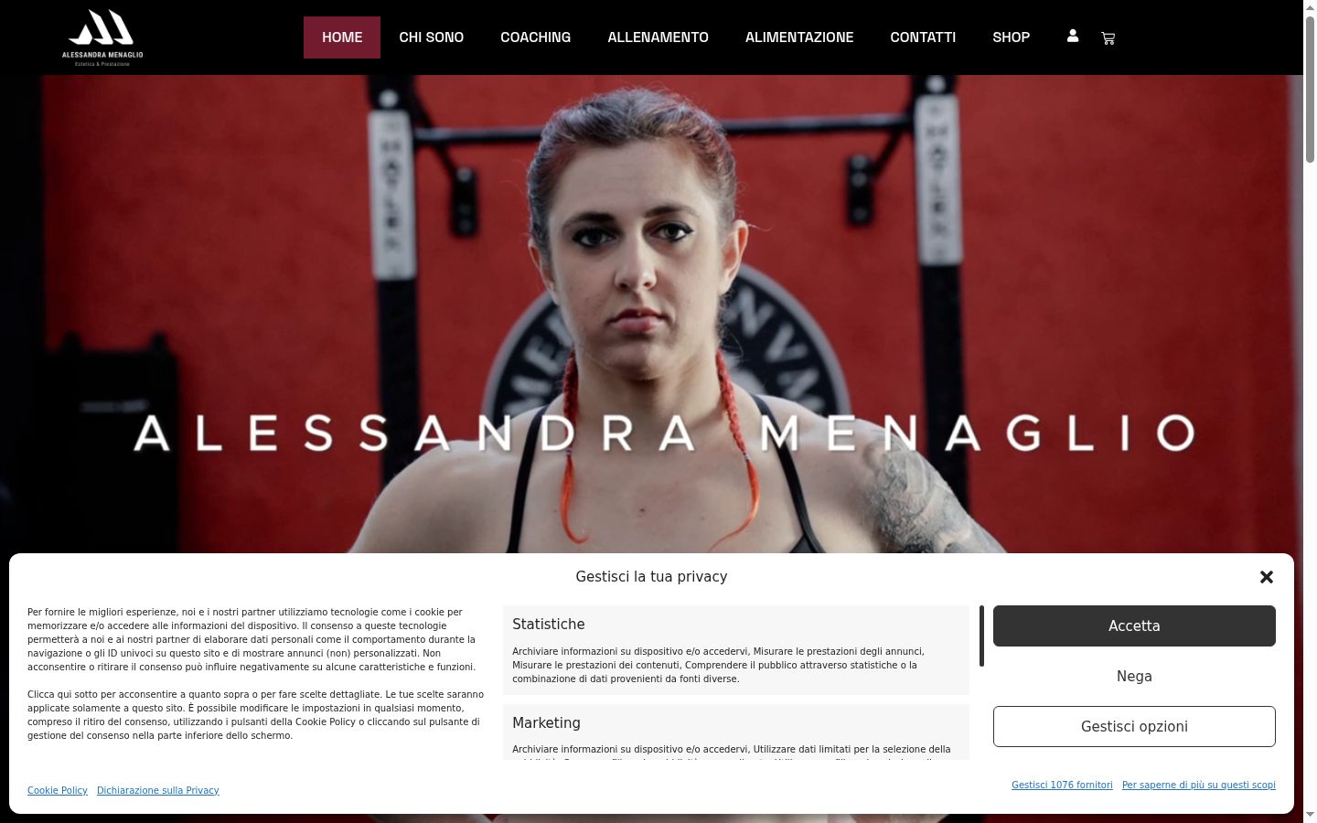 Screenshot tal-banner tal-kunsens muri qabel kwalunkwe interazzjoni