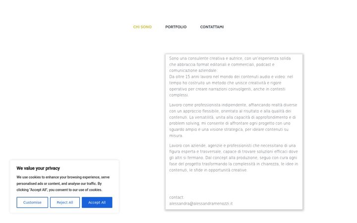 Screenshot of alessandramenozzi.it