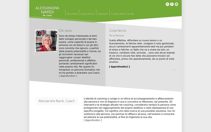 Screenshot of alessandranardi.it