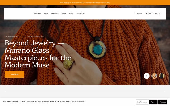 Screenshot of alessandratelier.it
