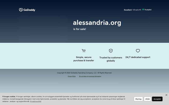 Screenshot of alessandria.org