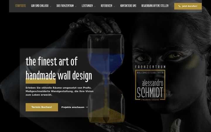 Ekrano kopija alessandro-schmidt.de