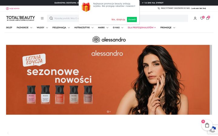Ekrano kopija alessandro.pl