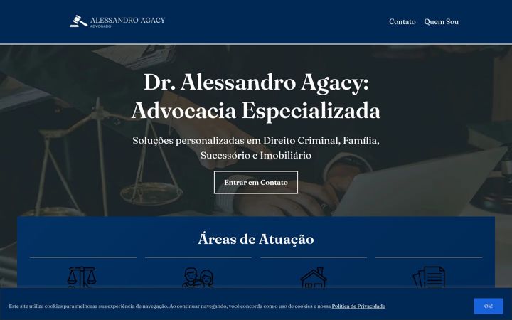 Screenshot of alessandroagacy.com.br