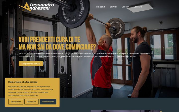 Screenshot of alessandroandresani.it