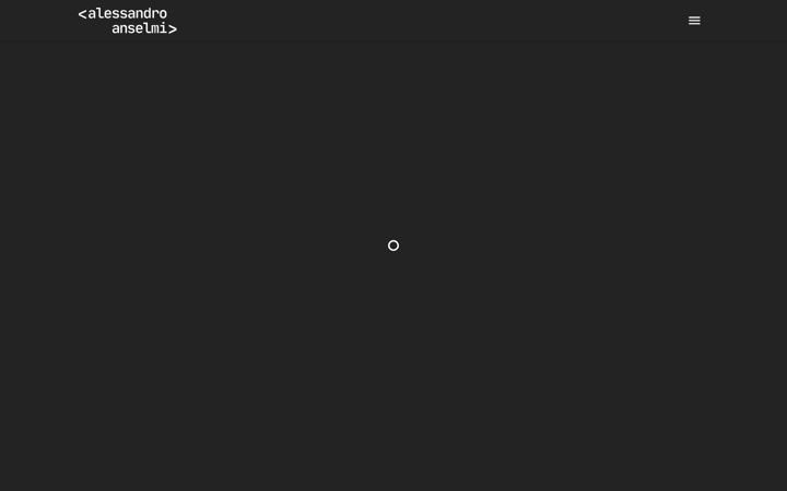 Screenshot of alessandroanselmi.com
