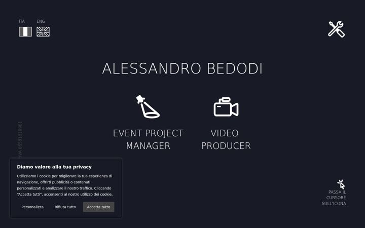 Screenshot of alessandrobedodi.it