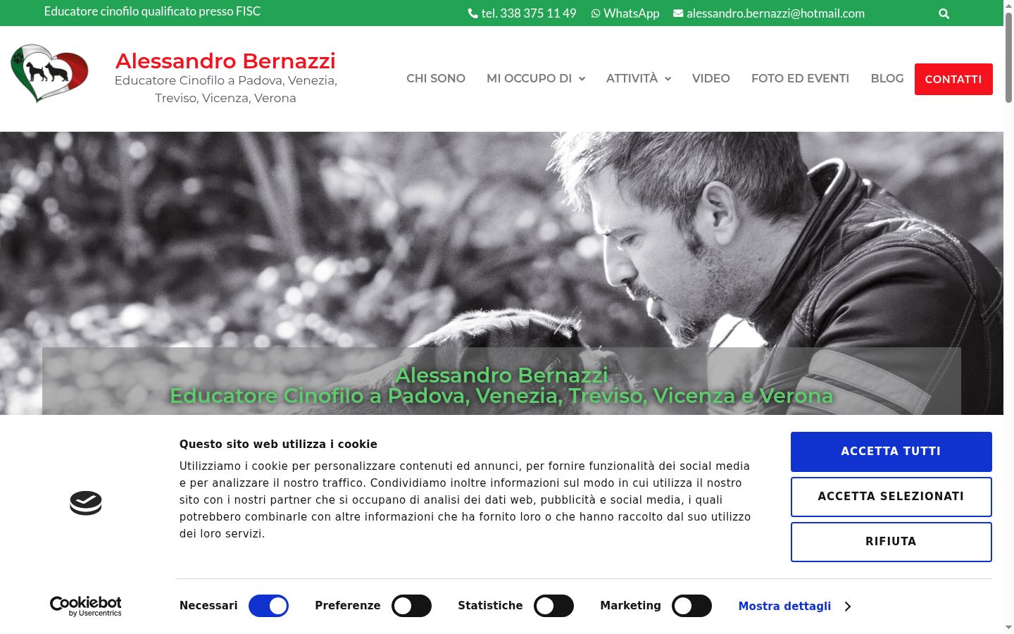 Screenshot van de toestemmingsbanner zoals getoond vóór enige interactie