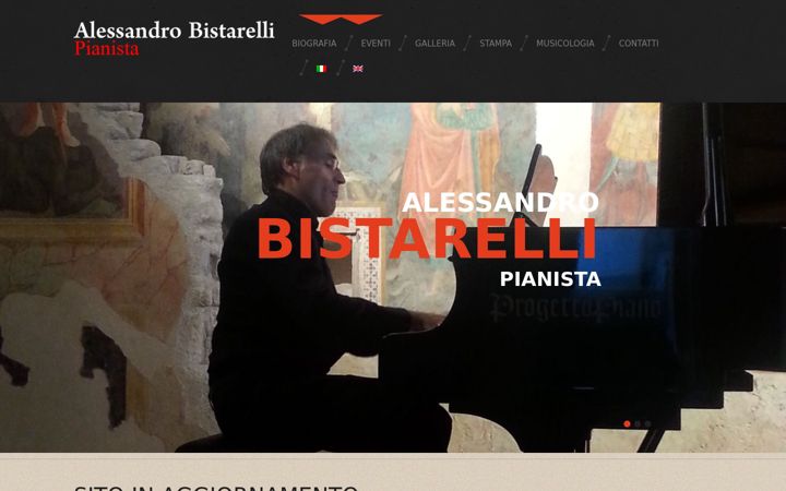 Screenshot of alessandrobistarelli.it