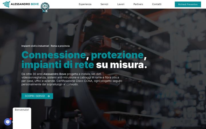 Ekrano kopija alessandrobove.com