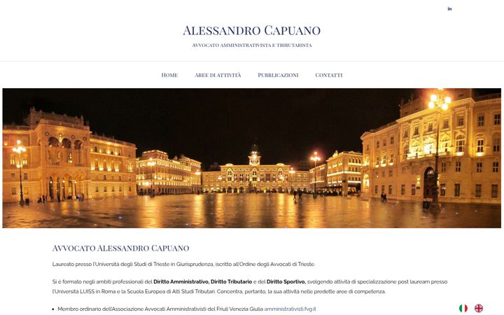Screenshot von alessandrocapuano.it