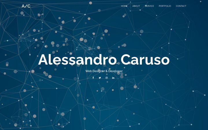 Screenshot of alessandrocaruso.it