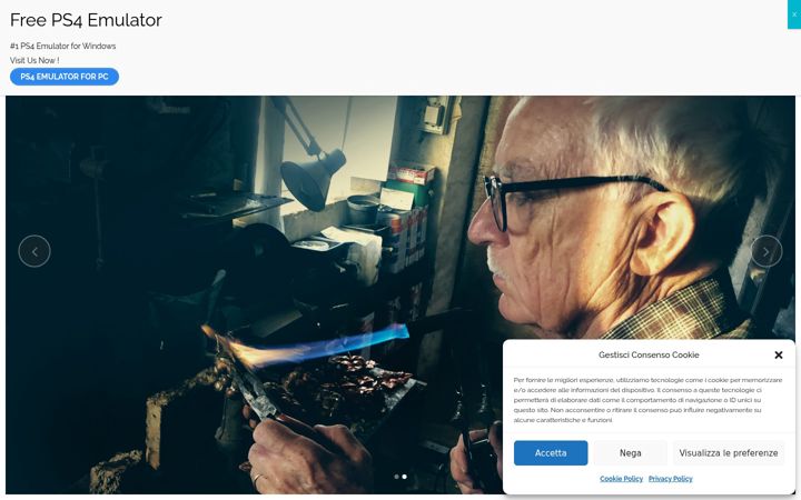 Screenshot of alessandrocastellani.com
