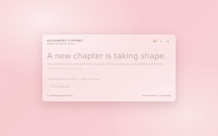 Screenshot of alessandrocipriano.com