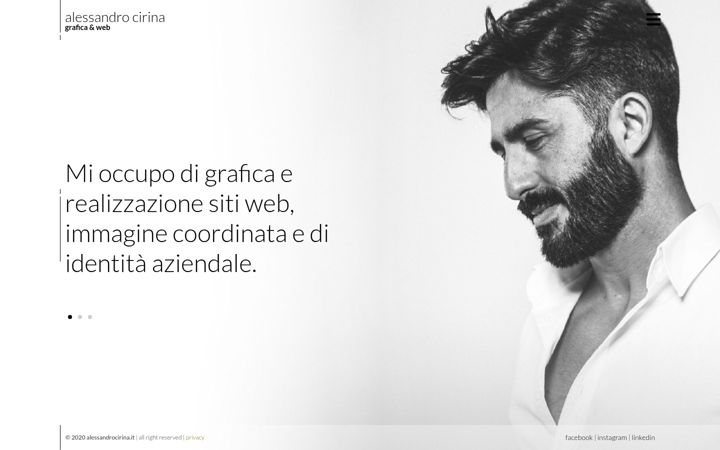 Screenshot of alessandrocirina.it