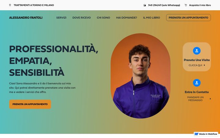 Screenshot of alessandrofantoli.it
