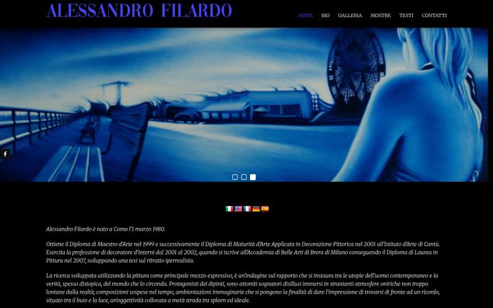 Screenshot of alessandrofilardo.com