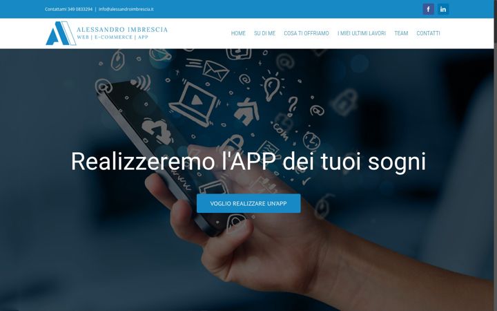 Screenshot of alessandroimbrescia.it