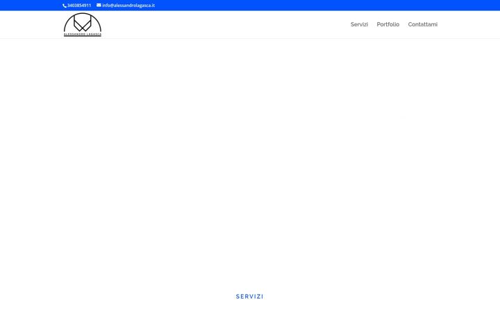 Screenshot of alessandrolagasca.it