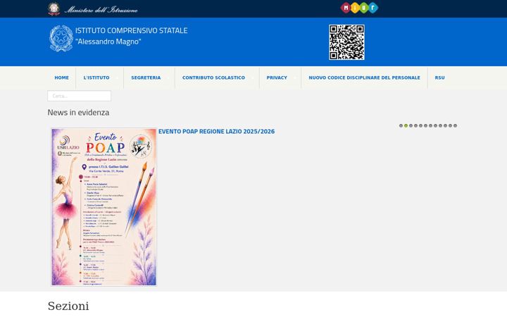 Screenshot of alessandromagnoaxa.edu.it