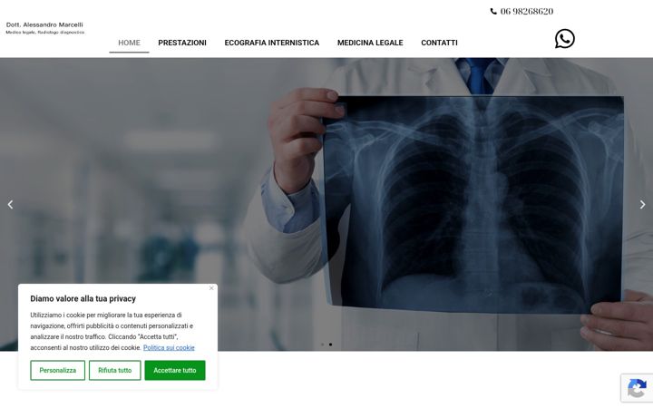 Screenshot of alessandromarcelli.it